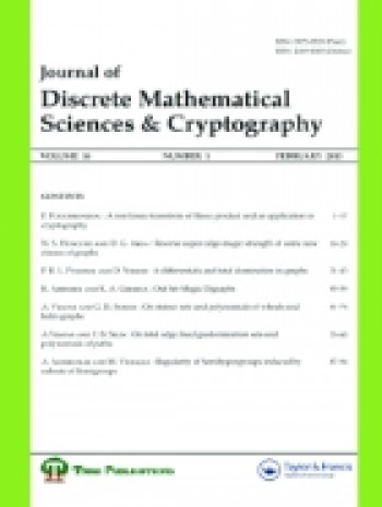 离散数学科学与密码学杂志